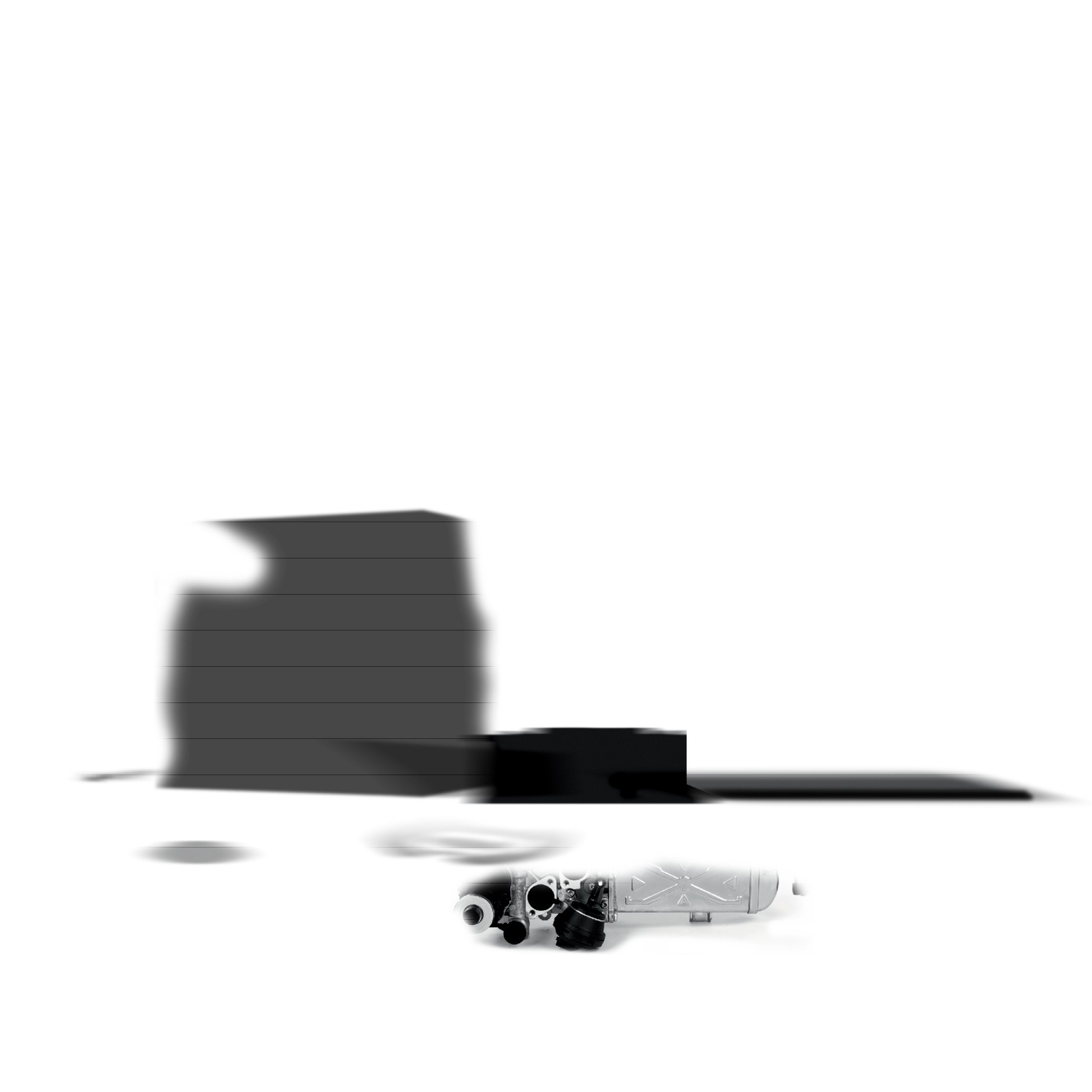 A black and white image of a nude figure with a car in the background. Contenu g n r  par l’IA